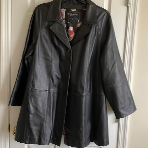 Centigrade Jackets & Blazers - Women’s Centigrade Leather Car Coat